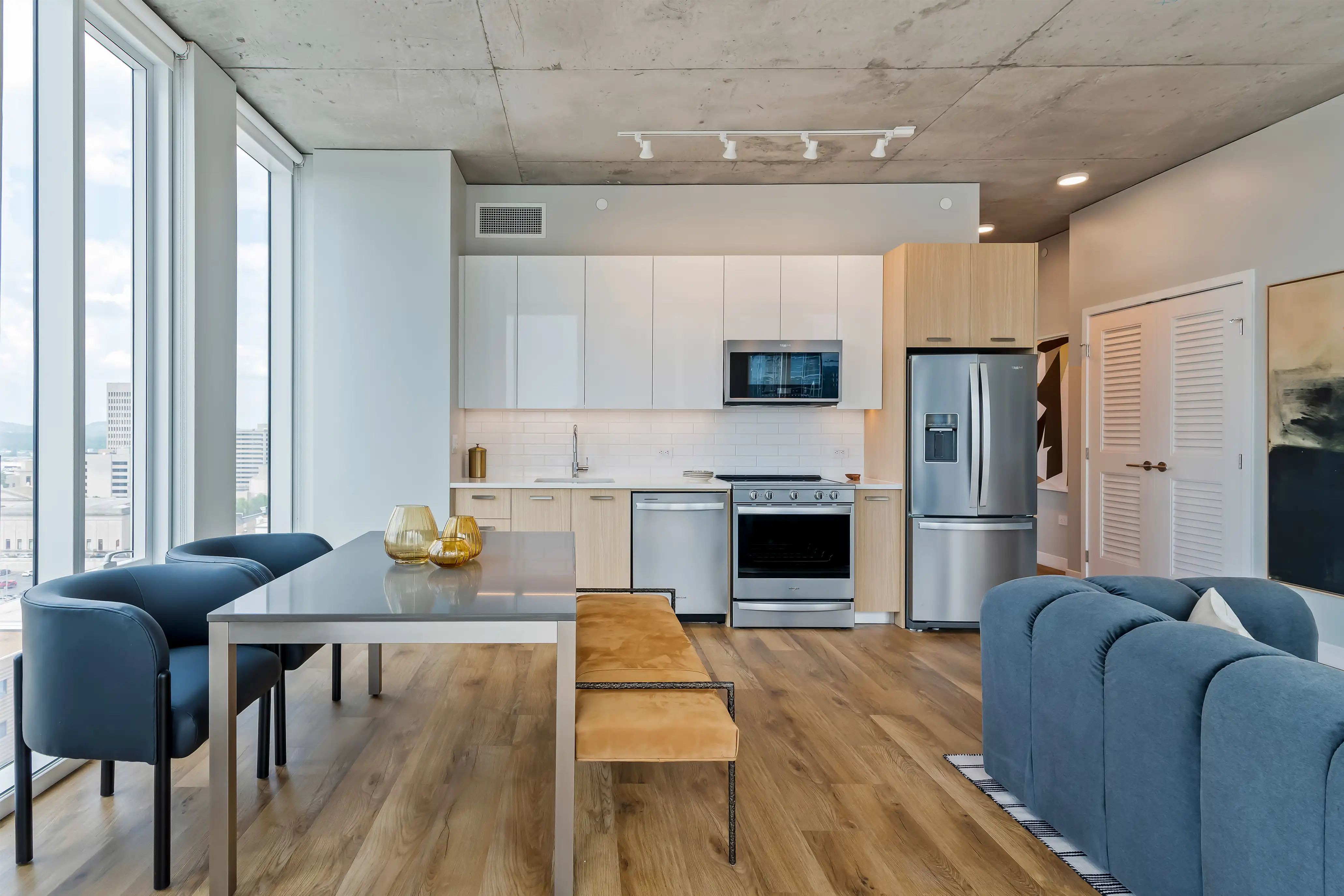 Two bedroom residence interior